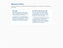 Tablet Screenshot of falive.net